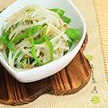 みみんご。's cooksnap of when they made 給料日前に　節約　もやしとピーマンナムル.