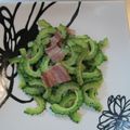 ゆりYO船長's cooksnap of when they made ベーコンとゴーヤの洋風クレソル炒め♪.