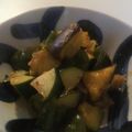 ＭＡＭＡＮずキッチン's cooksnap of when they made なす＆ピーマン＆ズッキーニのキムチ炒め.