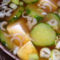 TORACO's cooksnap of when they made なすときゅうりの味噌汁.