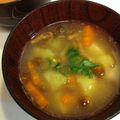 SouMam2011's cooksnap of when they made なめことジャガイモのみそ汁♪美味しいよ♪.