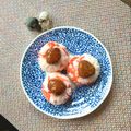 キンプリ's cooksnap of when they made 紅白のイシイのミートボールおにぎり♬*ﾟ.