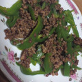 amiGALmama's cooksnap of when they made ピーマンのそぼろ炒め.