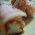 atsuvega's cooksnap of when they made ちくわのベーコン巻き　お弁当に♪.