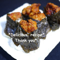 putimiko's cooksnap of when they made 照りマヨ唐揚げde天むす風＊.