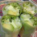るびにゃん's cooksnap of when they made 生ハムチーズりんごの生春巻き.