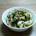 ちょこっちーな's cooksnap of when they made 鶏ムネとみつばのゴマ和え.