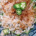 かずぅマム's cooksnap of when they made オクラとしらす干しのおかか和え.