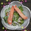 はらぺこ青虫's cooksnap of when they made 胡瓜とカニかまの酢の物.