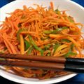 きつねてい's cooksnap of when they made にんじんピーマンのごまごま炒め☆.