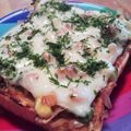 ★ひいらぎ★'s cooksnap of when they made ゴーヤのお好み焼き風味のトースト.