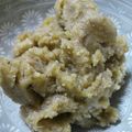juricchi's cooksnap of when they made バナナおからアイス.