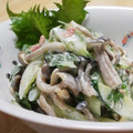 yappyパクパク's cooksnap of when they made 夏レシピ☆しめじときゅうりのｗしそ和え.