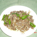 ＲＹＵＫＯ21's cooksnap of when they made ﾐｮｳｶﾞとﾋﾟｰﾏﾝの挽き肉炒め.