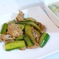  kanon 's cooksnap of when they made ★ズッキーニと豚肉でとんかつソース炒め★.