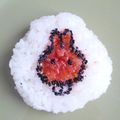 モモキト's cooksnap of when they made オリジナル①「ミナウサちゃん」キャラ弁.