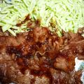 Nossa's cooksnap of when they made フライパンひとつで簡単豚の生姜焼き♪.