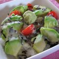 まじゅじゅ's cooksnap of when they made レンチン アボカドチーズ塩こんぶご飯.