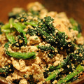 ihara2525's cooksnap of when they made がんもどきを使って☆ほうれん草の白和え.