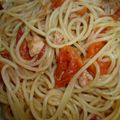 スカイブルーナッツ's cooksnap of when they made 簡単＊トマトペペロンチーノ.