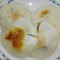鳥辺野。's cooksnap of when they made にらジャン餅.