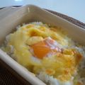比呂美's cooksnap of when they made 簡単！卵かけドリア〜☆？.