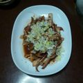 あゆじま's cooksnap of when they made ◆いかのにんにくしょうが炒め◆.