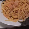 せいぴー's cooksnap of when they made 自慢のたらこスパゲティー.