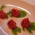 coco_soa's cooksnap of when they made トマトの皮でお花.