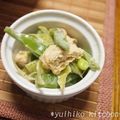 yuihiko's cooksnap of when they made インゲンと油揚げのおひたし☆.