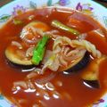 ポキコちゃん's cooksnap of when they made 半端野菜でピリ辛トマトスープ.