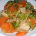 いの子's cooksnap of when they made 豚とキムチで野菜炒め.