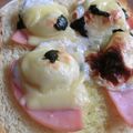 soratea's cooksnap of when they made ハムマシュマロトースト～わさびマヨ編～.