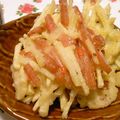 CHI〜CHAN's cooksnap of when they made 名コンビ！じゃが芋とハムのかき揚げ.