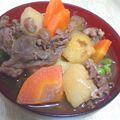 ゆのちゃみ's cooksnap of when they made お母ちゃんの肉じゃが汁♪.