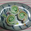 ゆみらんたん's cooksnap of when they made お弁当＆おつまみに✿竹輪で梅オクラ巻き.
