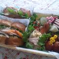 *ｿﾗ*'s cooksnap of when they made サーモン＆チーズ＆新玉ねぎのサンド.
