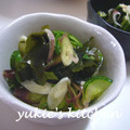 yukiはぴ's cooksnap of when they made 故郷の味☆きゅうりとみょうがの酢の物.