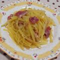 ひいちい's cooksnap of when they made ✿シャキシャキお芋の生ハム和え✿.