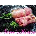 音々かーちゃん's cooksnap of when they made ちくわと豆苗のベーコン巻き焼き.