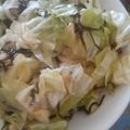 ｺｱﾗ's cooksnap of when they made キャベツの塩こんぶ和え.