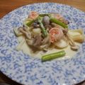 ma216k's cooksnap of when they made 生パスタ使用！エビのクリームパスタ☆.