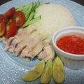 apetite's cooksnap of when they made 海南鶏飯☆シンガポールチキンライス.