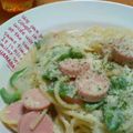lalala3798's cooksnap of when they made ❤昆布茶de豆乳クリームスパゲッティ❤.