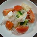 ヌーシ's cooksnap of when they made チーズと野菜のさっぱり＆コク旨サラダ.