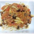 いのこさま's cooksnap of when they made ツナとしめじのトマトパスタ.
