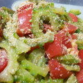 まーこ1210's cooksnap of when they made ゴーヤとプチトマトの❤おひたし風サラダ.