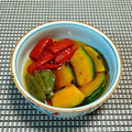 カルン's cooksnap of when they made 南瓜とパプリカ・さつま芋の揚げ浸し.