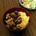 masunishi's cooksnap of when they made 鶏照り焼きカレー丼.