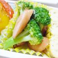 えるえる２８６'s cooksnap of when they made ブロッコリーとウインナーの和風和え.